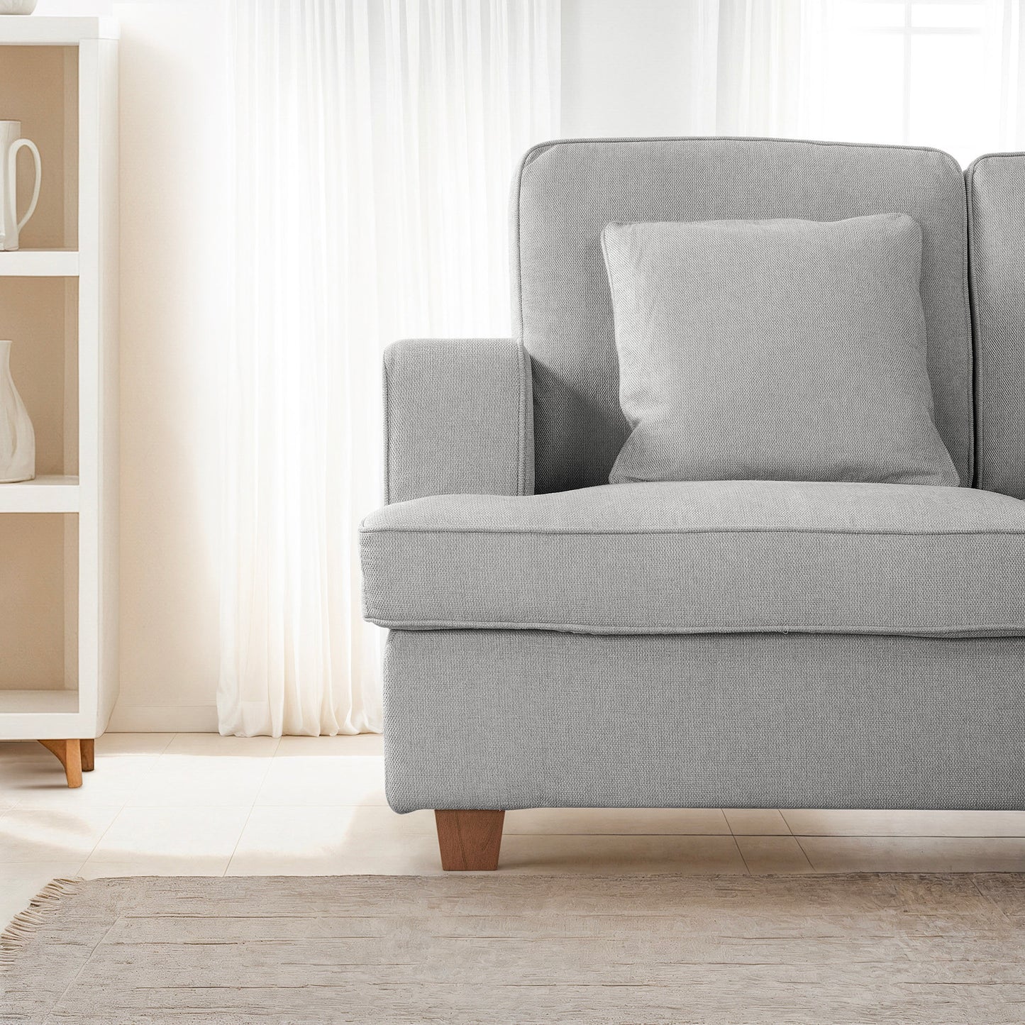 Aloe 88‘’ Modern Upholstered Sofa