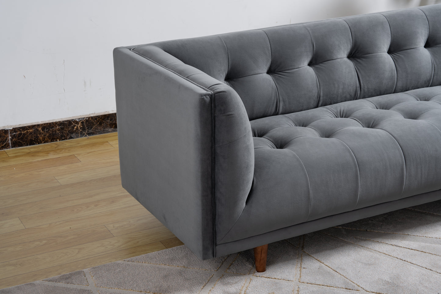 VELA 84‘’ VELVET SOFA