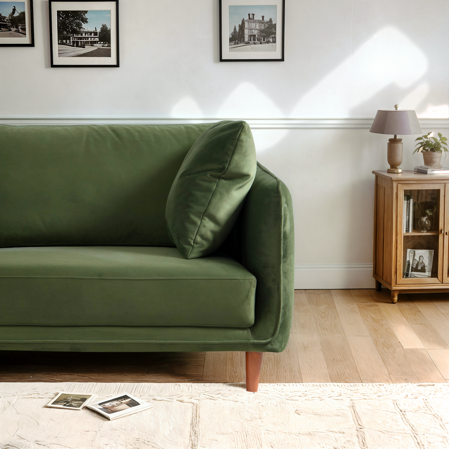 RIVER 83‘’ VELVET SOFA