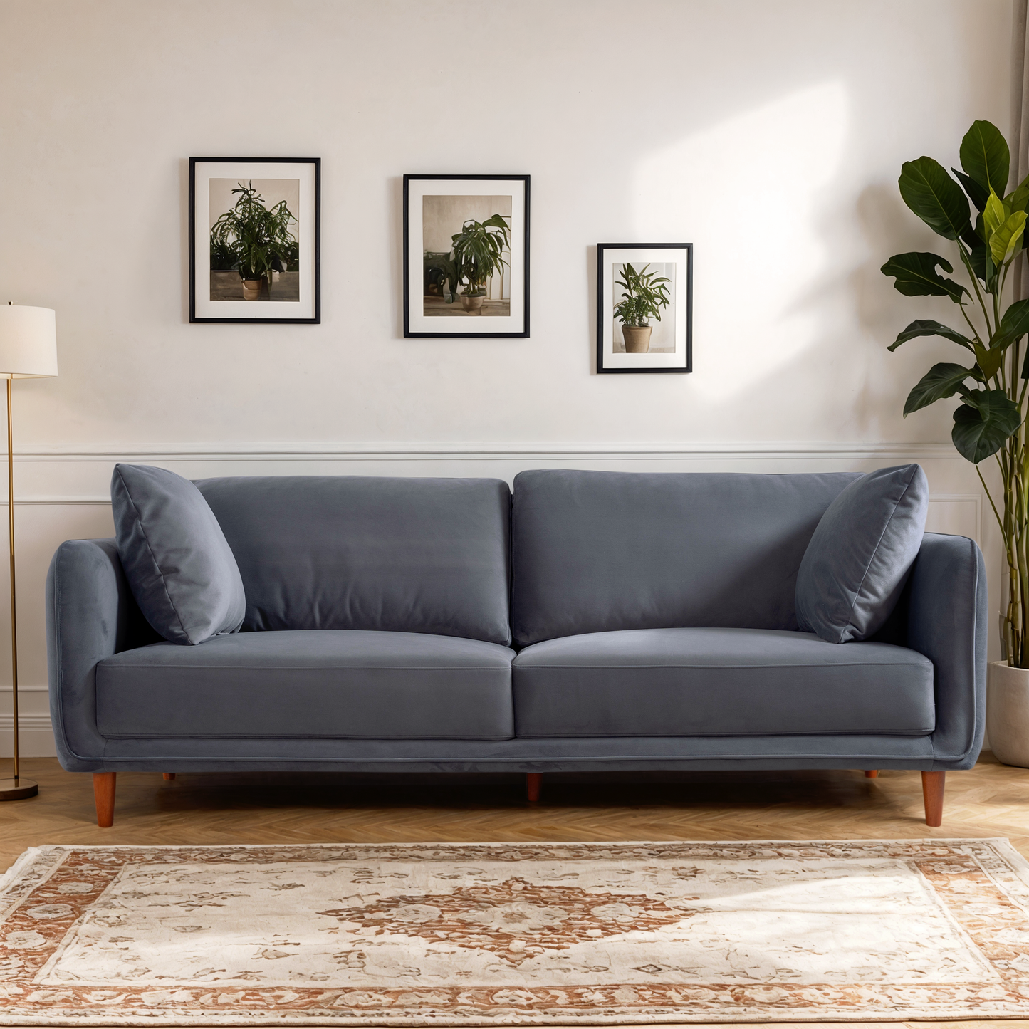 RIVER 83‘’ VELVET SOFA