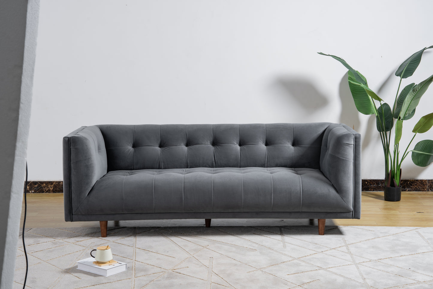 VELA 84‘’ VELVET SOFA