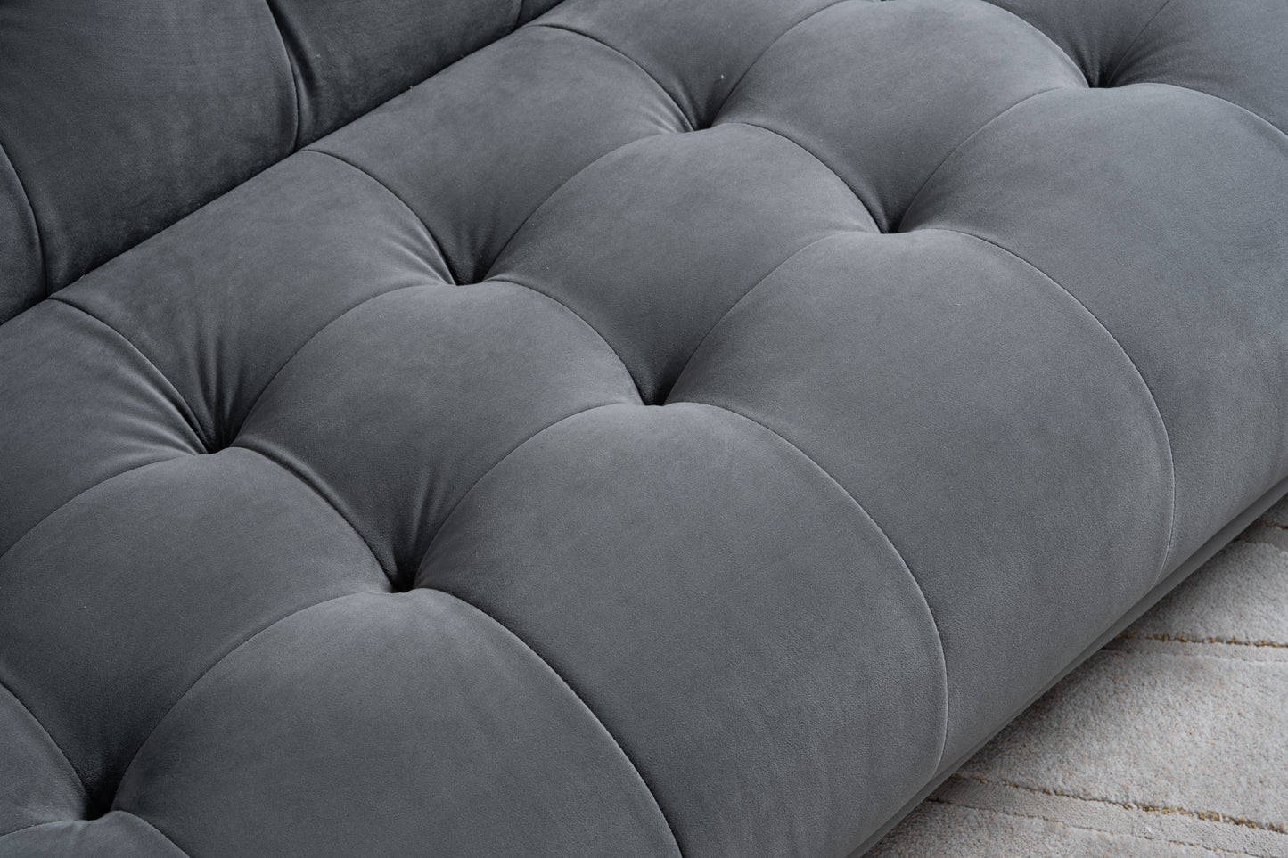 VELA 84‘’ VELVET SOFA