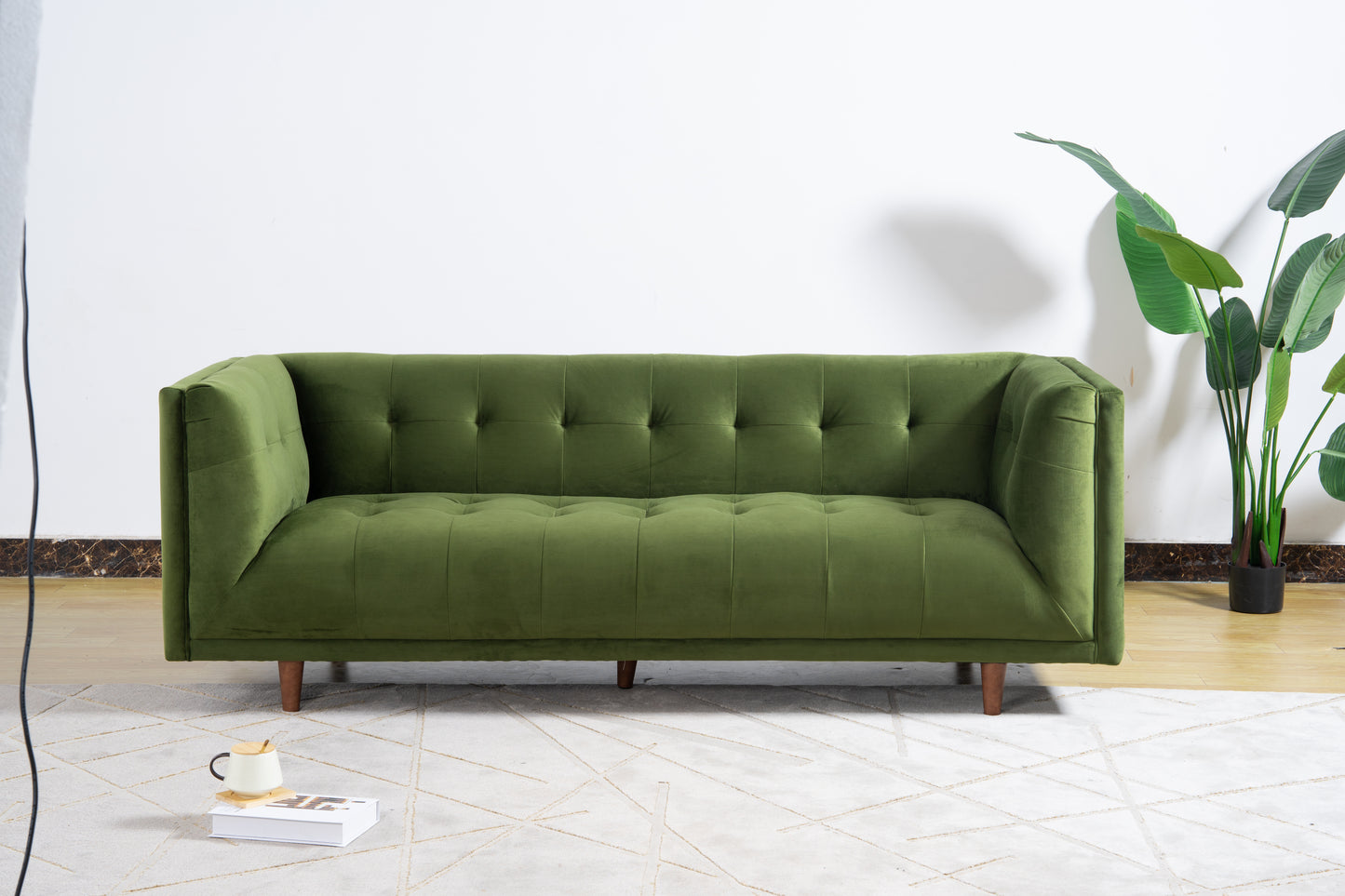 VELA 84‘’ VELVET SOFA