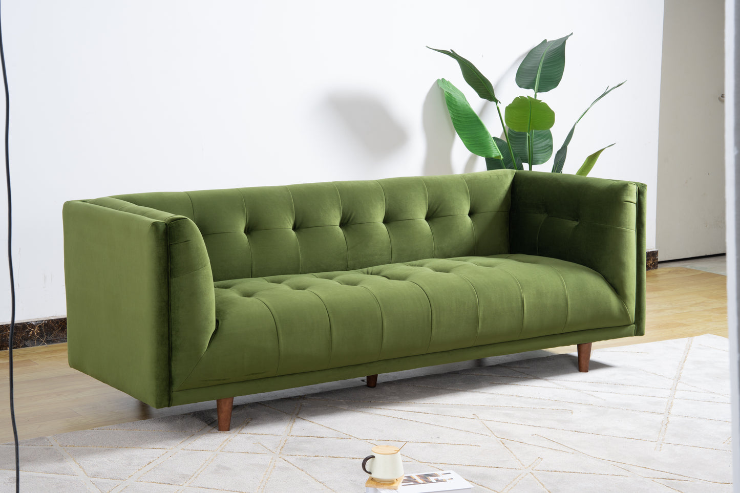 VELA 84‘’ VELVET SOFA